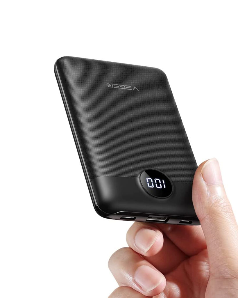 Chargeur Portable 10 000 MAh Pour Vêtements Chauffants - Batterie Externe Gilet, Veste, Pantalon Chauffant - Noir