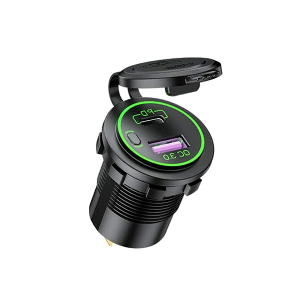 Chargeur Voiture USB-C Rapide Pour Allume-cigare - Noir, Universel