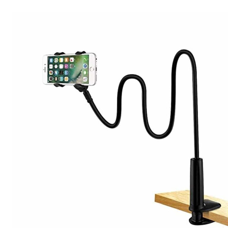 Support Téléphone Bureau 4 Pièces - Réglable 0-270°, Léger Et Pliable - Pour Smartphone Et Mini-Tablette - 2