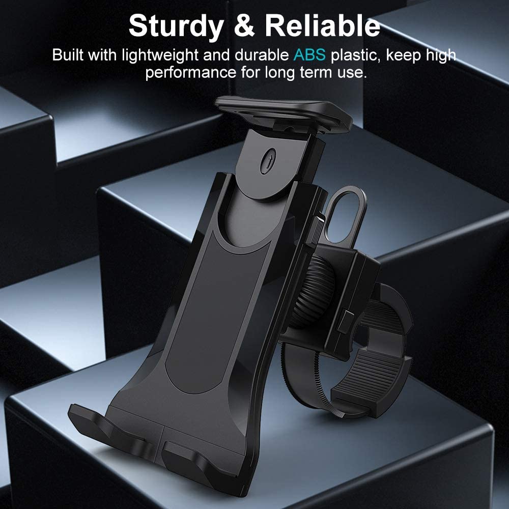Support Téléphone Tablette Pour Vélo Elliptique Et D'appartement | Longueur Réglable 12-24 Cm, Rotation 360°