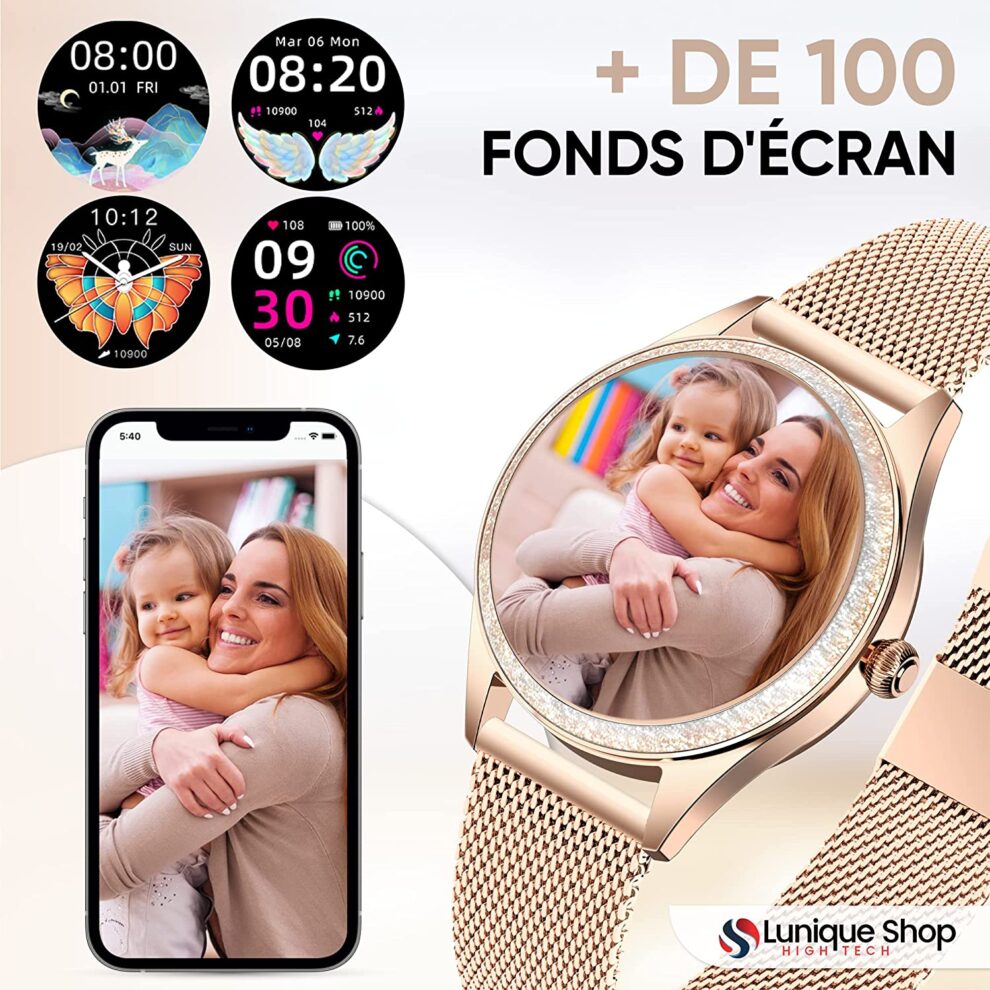 Lot De 3 Montres Femme à Réviser - Cadran 2.5 Cm, Quartz, Acier, Verre Minéral