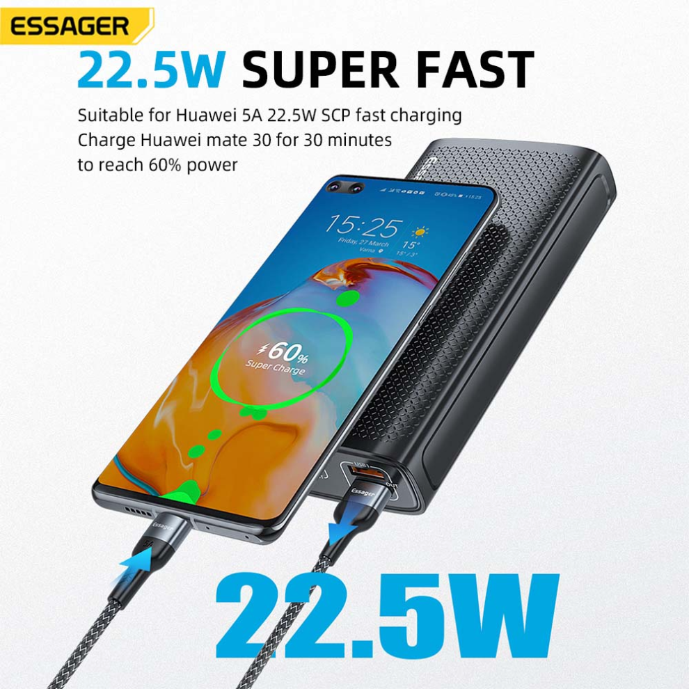 Banque d'alimentation Shtel 30 000 mAh, haute capacité, charge très rapide