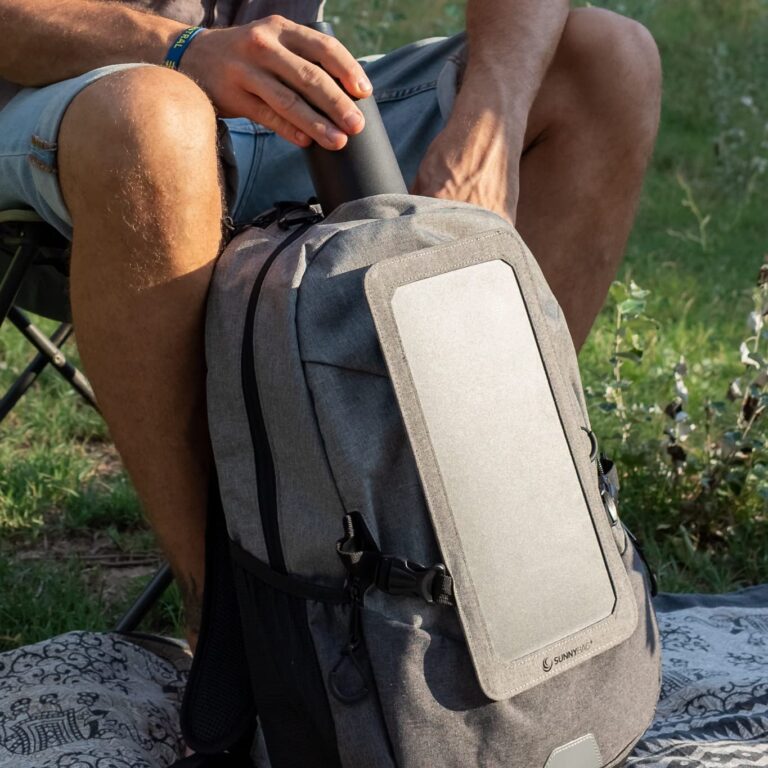 Sac À Dos Ordinateur Solaire Portable Anti-Vol USB 14W Pliable YONIS