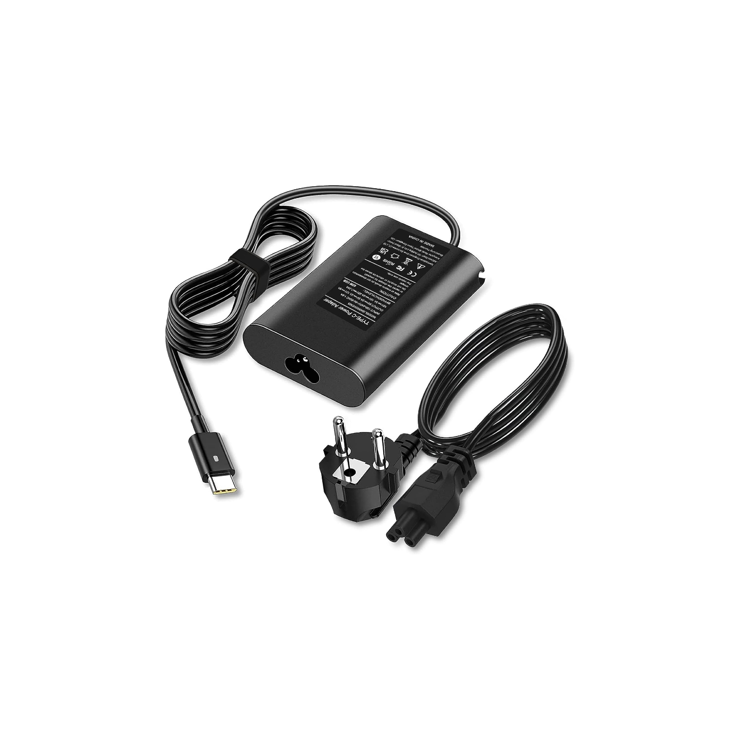 Hub USB Intégré Pour Bureau TsoLay - 3 Ports USB + 1 Type-C, Charge Rapide, Design Discret Noir