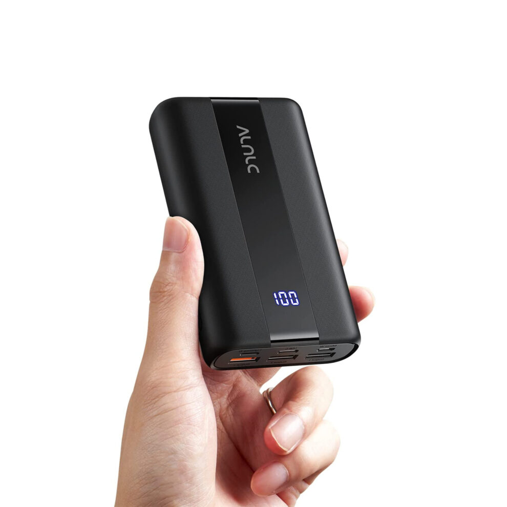 Batterie Externe Mini 4500 MAh Pour IPhone - Charge Rapide 12W PD, Connecteur Lightning Intégré, Ultra Compacte