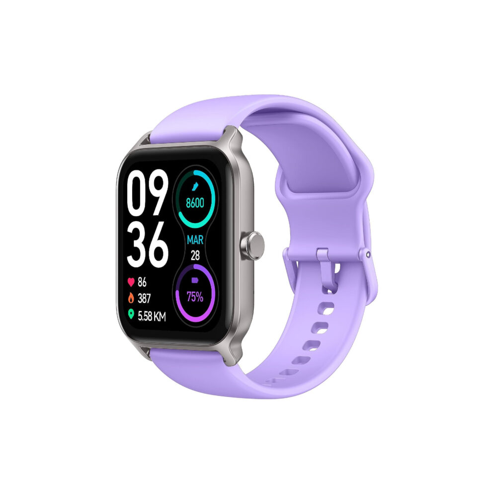 Montre étanche Vibration Silencieuse Avec Chronomètre, Compteur De Pas, Suivi Sommeil Et Calories – Réveil Vibrant Bracelet Pour Femme Homme Bleu