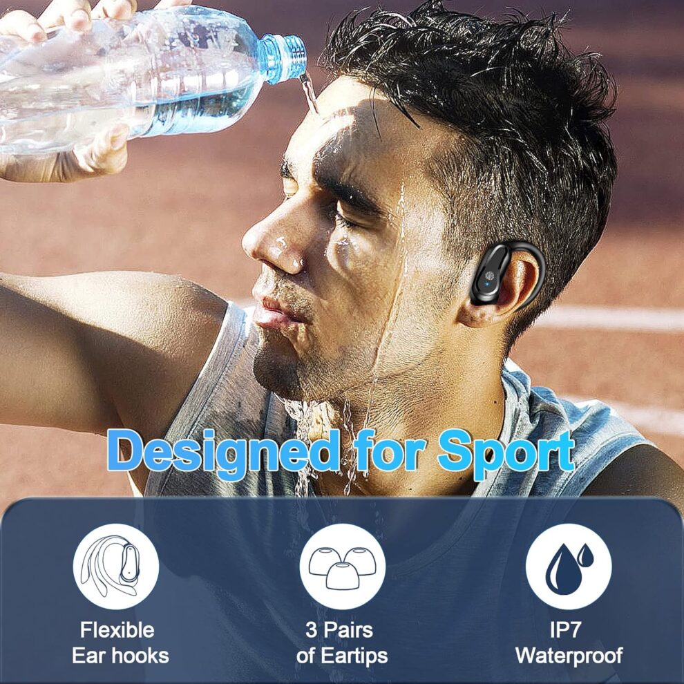 Ecouteurs Bluetooth sans Fil Sport, 2025 New Écouteur Bluetooth 5.4